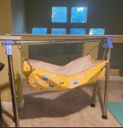 Indian Baby Swing / Traditional Cradle with Mesh Cover