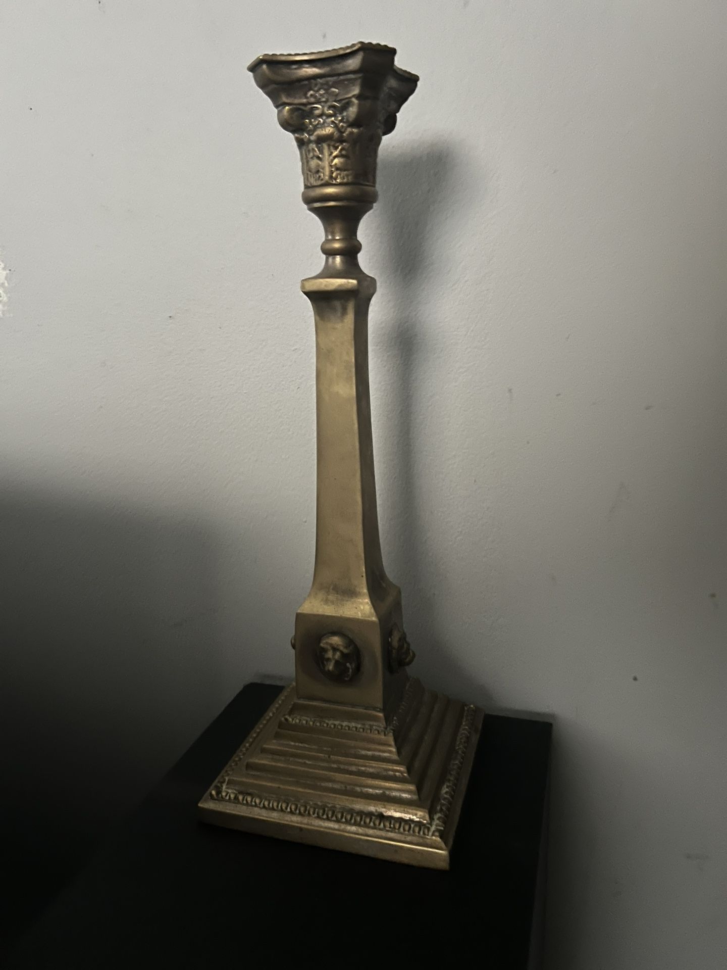 Rare Brass Candle Holder