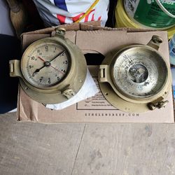 Portal Clock & Barometer