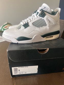 Air Jordan 4 oxidized green size 9