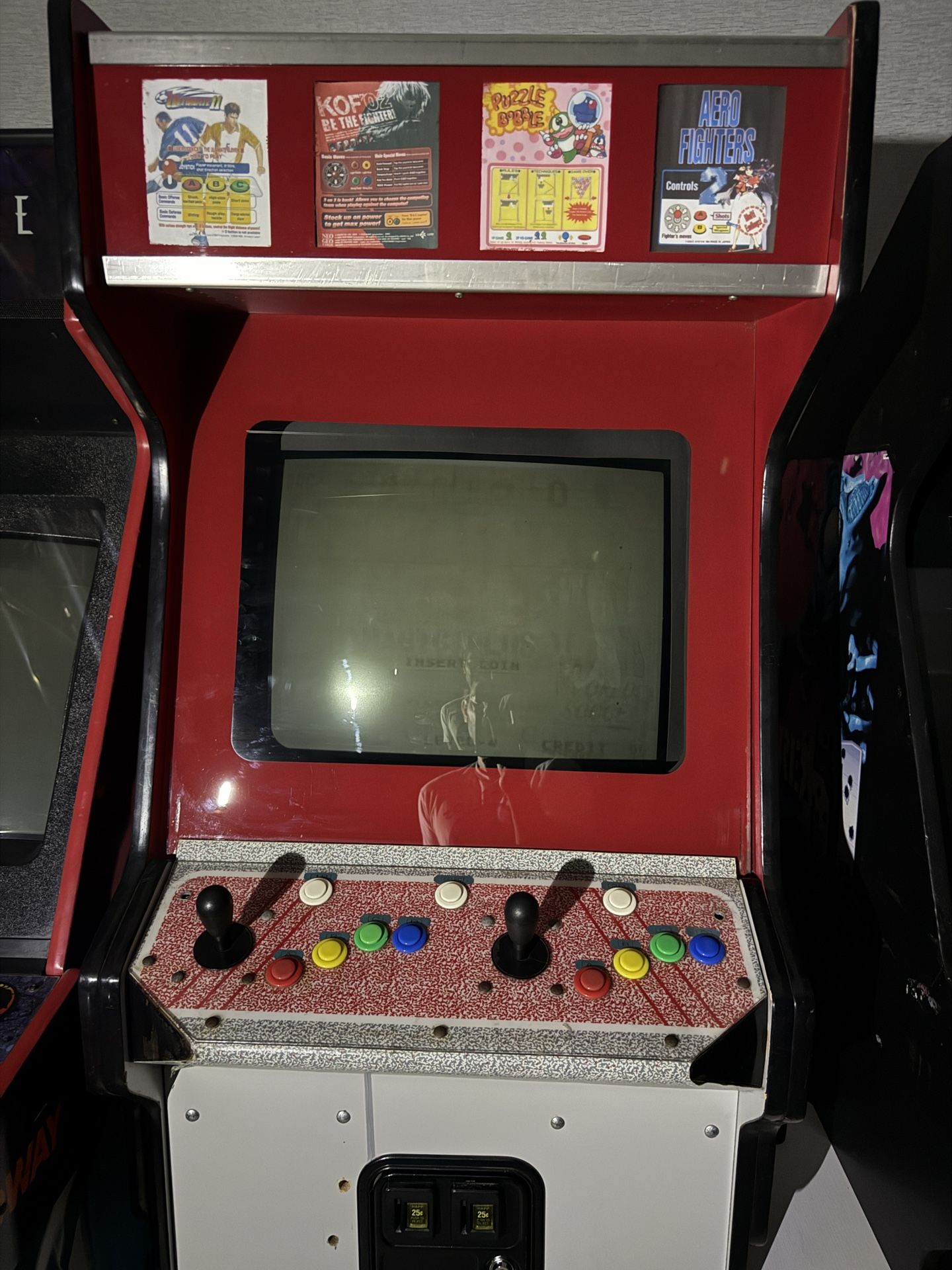 4 Slot Neo Geo Arcade Machine Cabinet - Super Clean