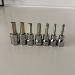 New Snap On Hex Set 4-10mm 3/8