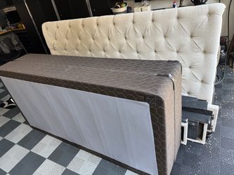 Free King bed with box! 🛌