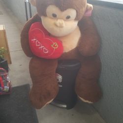 Giant Valentine's Monkey