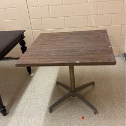 Square Table 3ft Or 35.5inch  31 High  Wooden Top