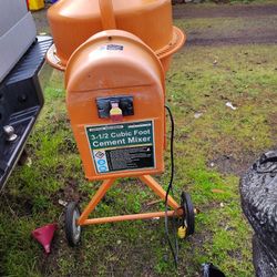 Three And A Half Cubic Foot Cement Mixer Central Machinery