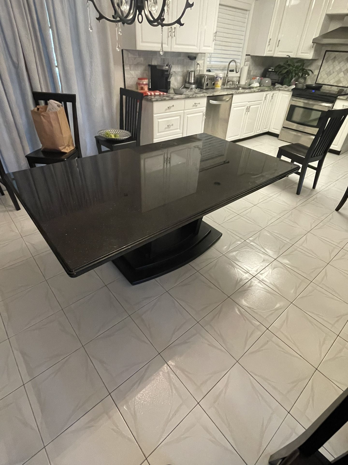 Black Granite Table