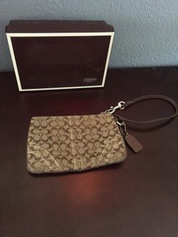 Coach wristlet