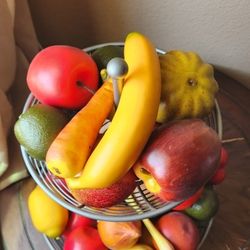 Plastic Fruit Decor..