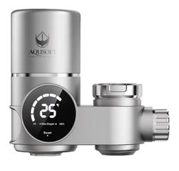 Faucet Mount Water Filter, LED Sink Water Filter, 99% Filtration New 2.0 Filter Element| Removes Impurities, Tap Water Purifier Fits Standard Faucets,