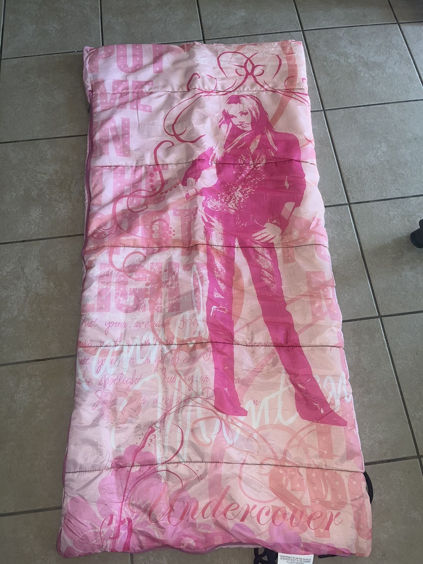 Y2K Hannah Montana sleeping Bag 