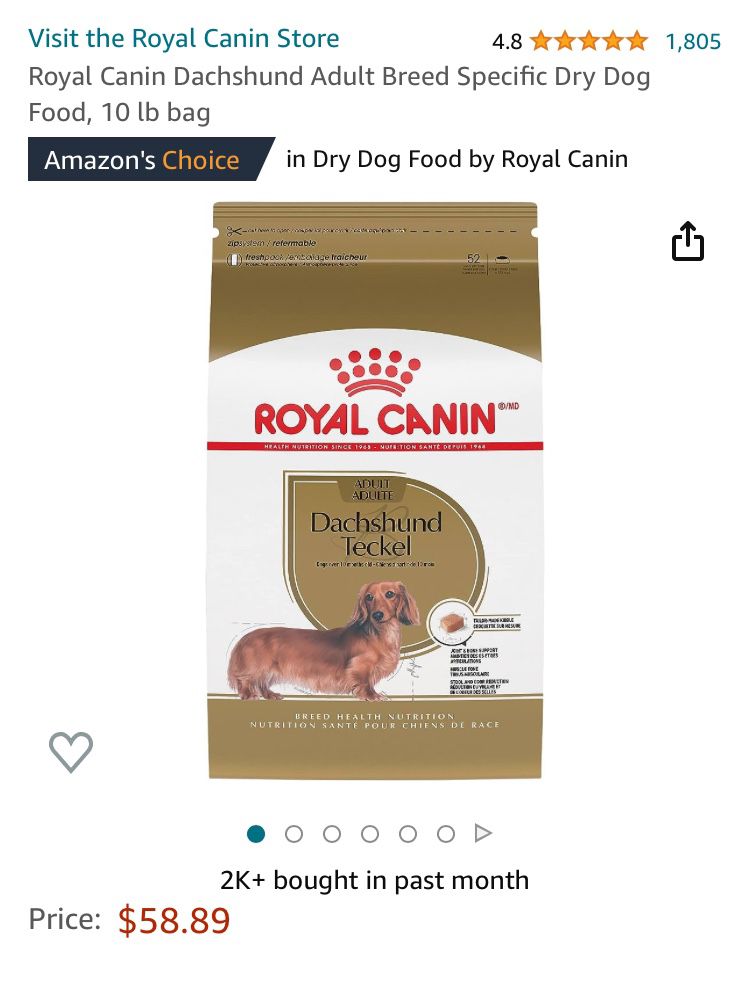Royal Canin Dry Dachshund Dog Food
