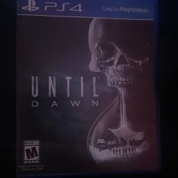 Until Dawn Disk PS4