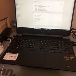 HP - Victus 15.6" Gaming Laptop - AMD Ryzen 5 7535HS - 8GB Memory - NVIDIA GeForce RTX 2050-512GB SSD - Mica Silver