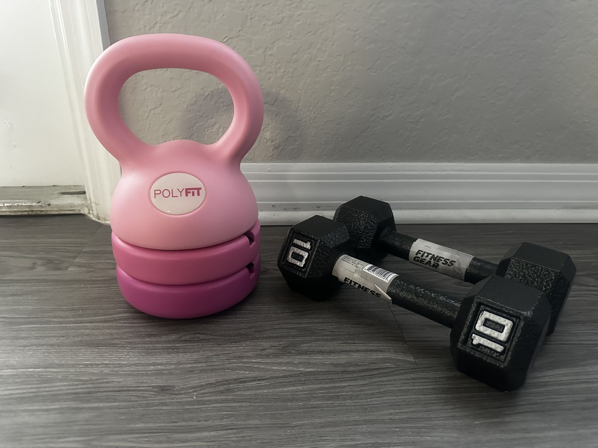 Dumbbell & Kettlebell Workout Set