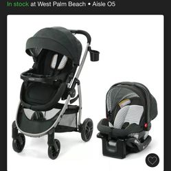 Graco Modes Pramette Travel System - Barley Used, No Box. 2 Bases Included! 