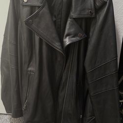 Michael Kors Black Leather Jacket