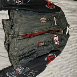 Strong Arm Motorcycle Jean Jacket