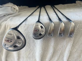 Tommy Armour XL Titanium Composite Beginner Golf Set – 3 Wood + 4 Hybrid + Irons