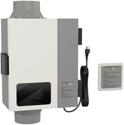 4 Inch Dryer Vent Booster Fan, 160 CFM, Auto On/Off, Plug-In