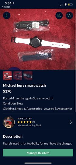 Michael Kors smart watch
