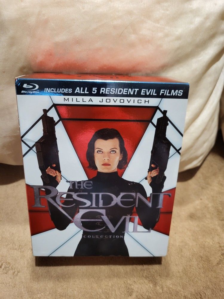 Resident Evil 5 Movies Blu-Rays Anthology