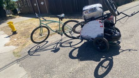 29 inch bike and trailer