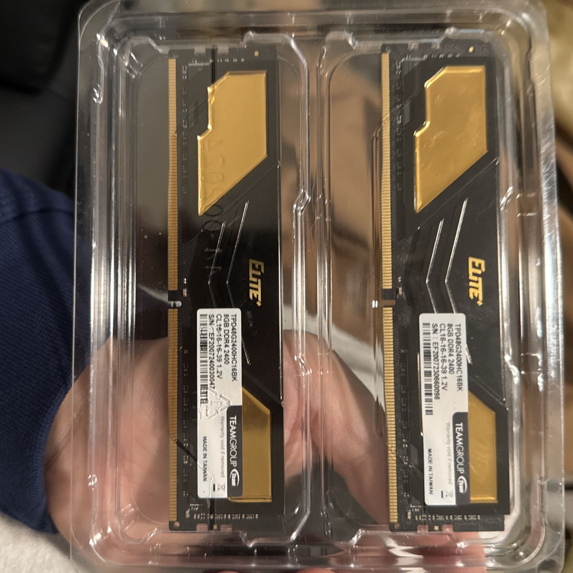 Team Group 2x 8GB DDR4 Ram