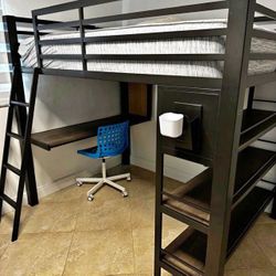 KID BED WITH DESK 