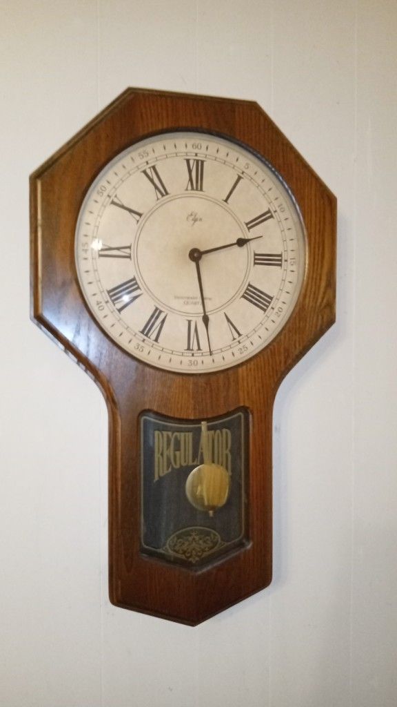 Vintage Elgin Chime Wall Clock