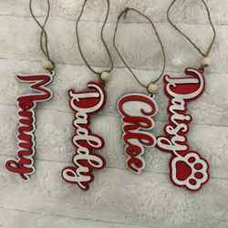 Personalized Christmas Ornaments 