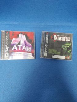PS1 Game Lot – Atari Anniversary & Rainbow Six