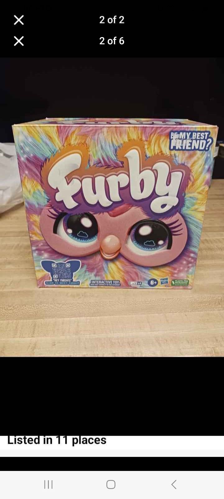 Furby Plush Interactive Toy Tie Dye (F8900) 2024 - Brand New In Box Sealed