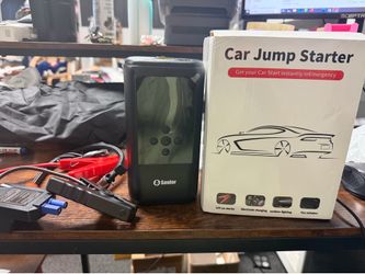 6000A Jump Starter with Air Compressor Battery Jumper Starter Portable 10-in-1 Car Jump Starter Portable 12V Jump Box with 160PSI Tire Inflator LED Li