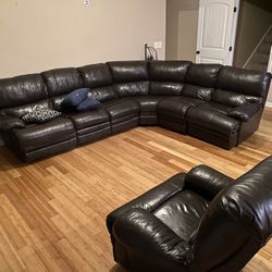 Black Sectional Living Room Furniture 