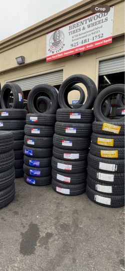 225-65R17 brand new tire set with installation