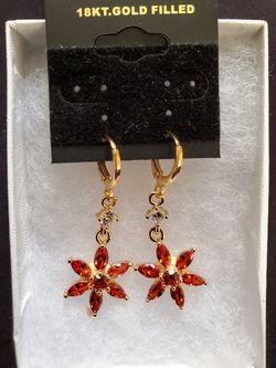 18kt gold filled earing