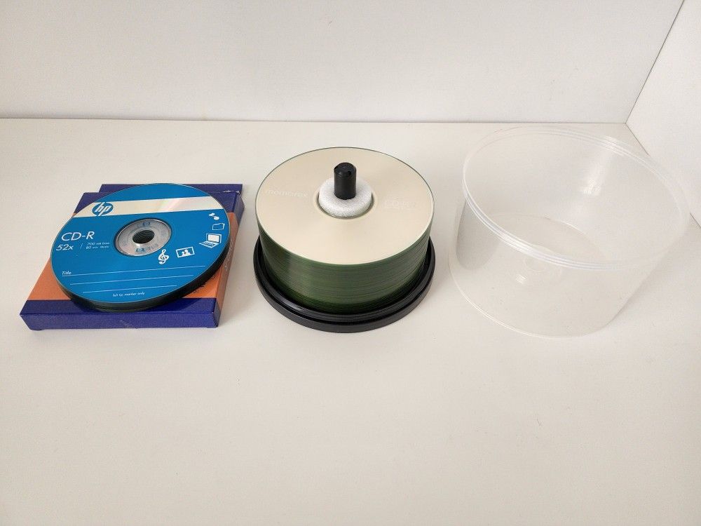 HP & Memorex CD'S Discs 

