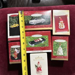 Hallmark Vintage Christmas Ornaments Lot