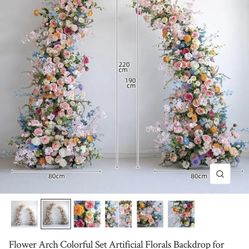 Brand New Flower Wedding Arch 