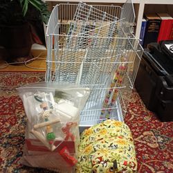 36 Inch Bird Cage With Accessories 