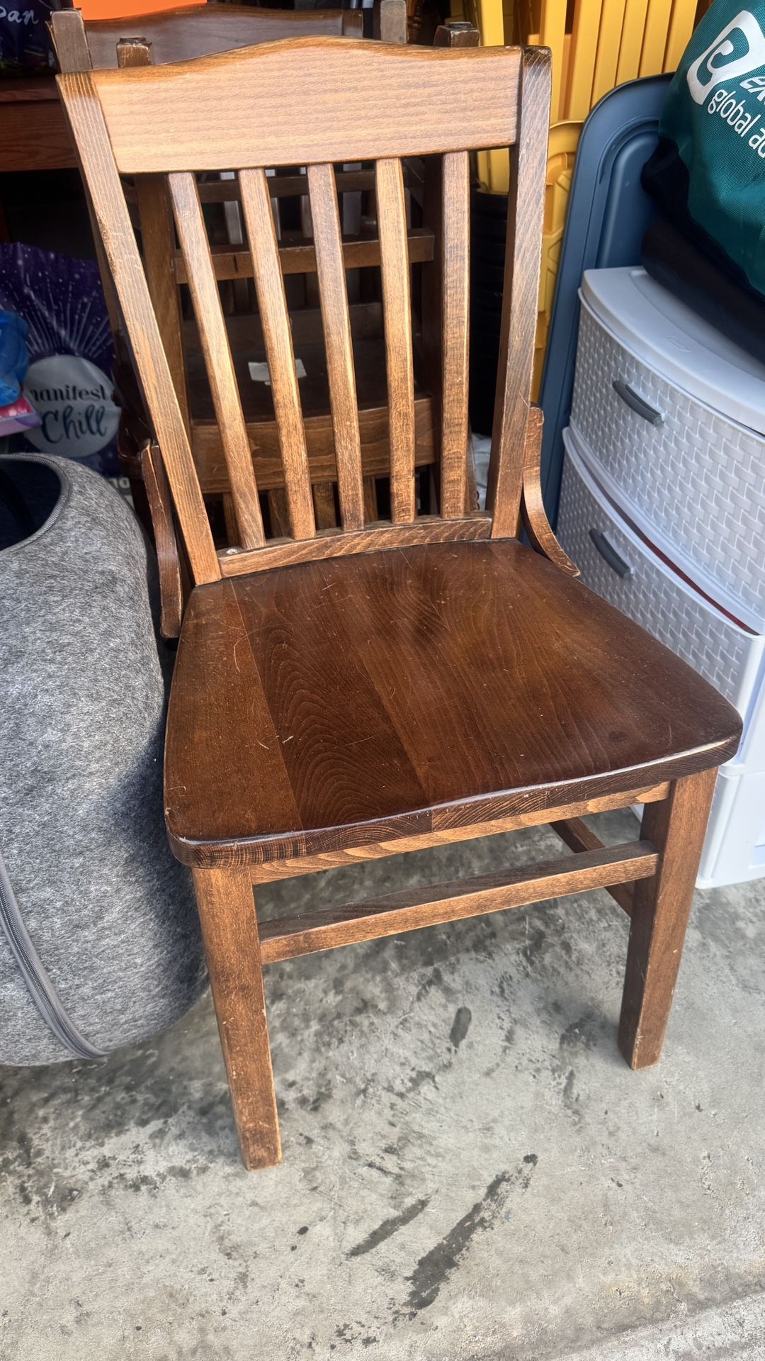 4 Wooden Chairs - FREE