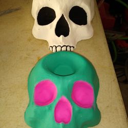 Skull Planter/ Tea Light Holder