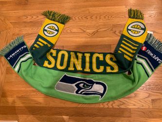 Seattle SuperSonics And Seatte Seahawks Scarf Non Smoking Home
