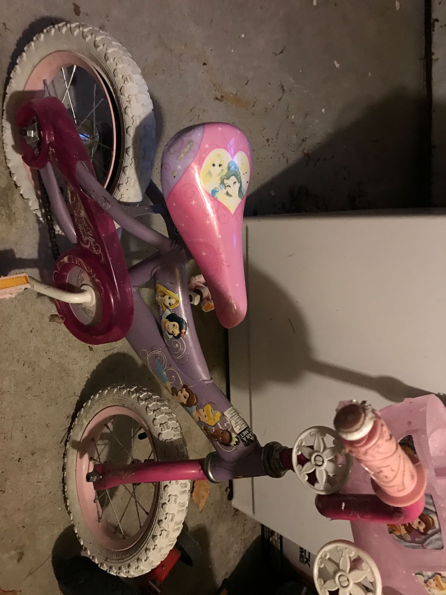 Girls princess bike