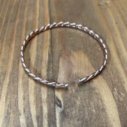 Home made copper bracelet