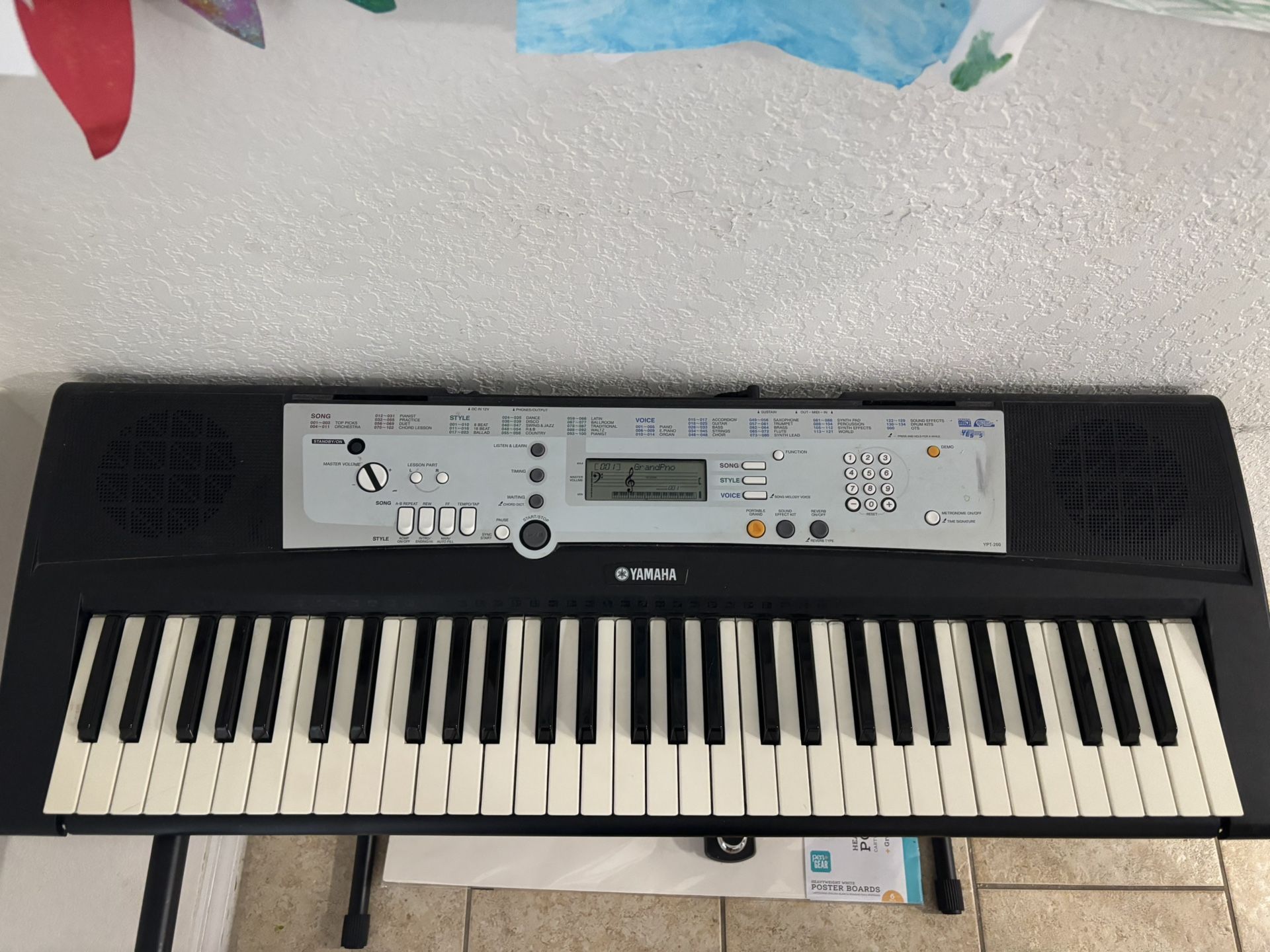 Yamaha 61 Key Keyboard