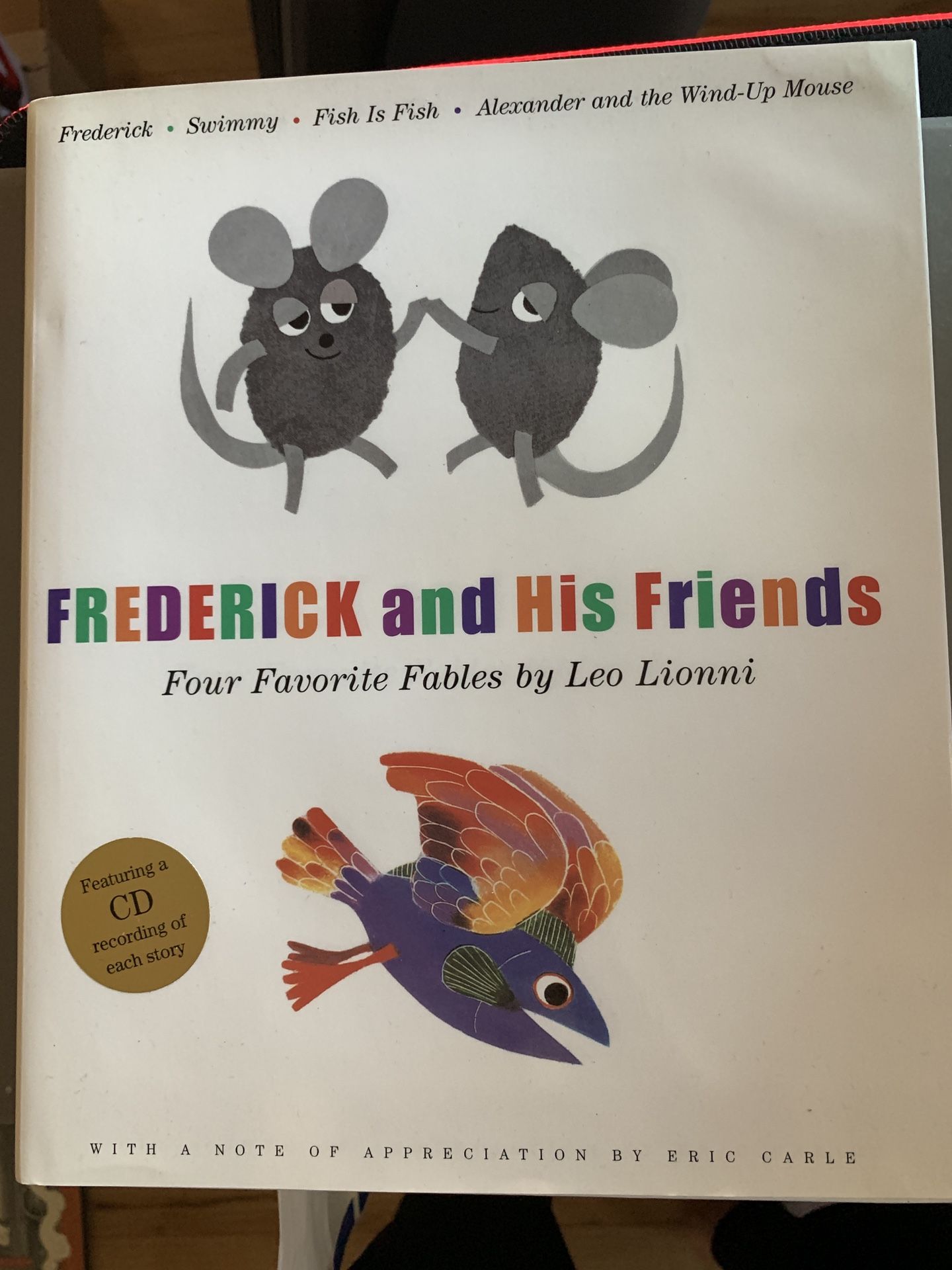 3. Frederick and His Friends Four Favorite Fables by Leo Lionni  with CD - NEW