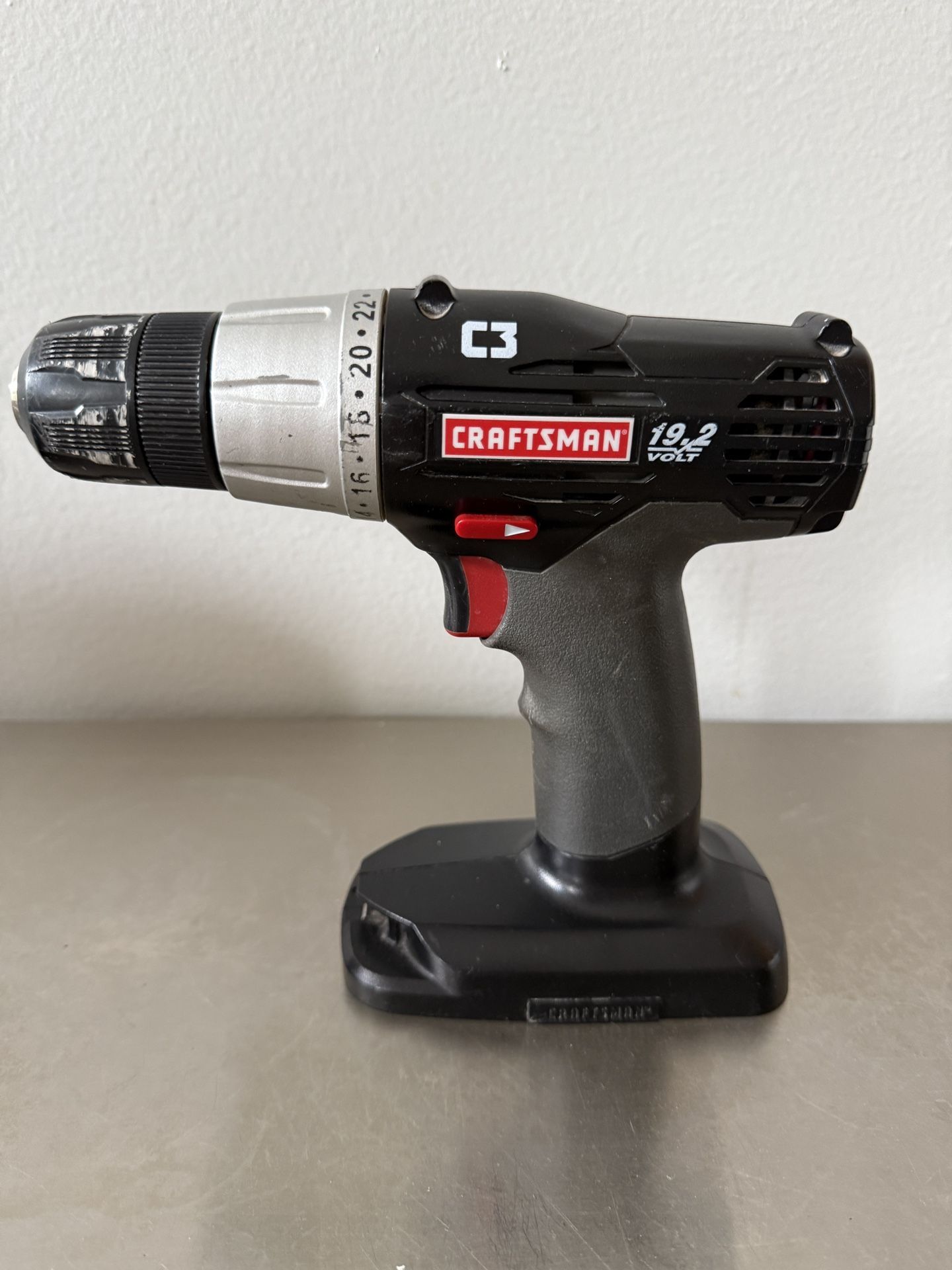 Craftsman 19.2 V Adjustable Drill Driver Tool Only