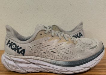 Hoka One One Clifton 8 1121374-LRNC Mens US 11 Running Shoes Lunar Rock Sneakers